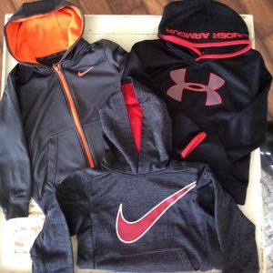 Lot of 3 Boy Size 7 Hoodies